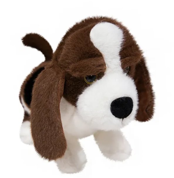 PIES ZABAWKA MASKOTKA PLUSZOWA PRZYTULANKA PIESEK 30CM