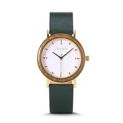 Zegarki damskie - Damski zegarek Niwatch - kolekcja CLASSIC - ciemna zieleń - miniaturka - grafika 1