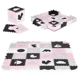 Mata piankowa z płotkiem puzzle suchy basen 36 elementów Ecotoys - puzzle - Maty piankowe - miniaturka - grafika 1