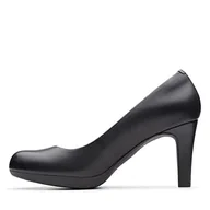Czółenka - Clarks Adriel Viola czółenka damskie, czarny - Schwarz Black Leather - 42 EU - miniaturka - grafika 1