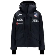 Koszulki męskie - Kappa 331N2SW-830 6CENT 602F US Długa Koszulka Męska Niebieski Dk Granatowy Rozmiar L - miniaturka - grafika 1