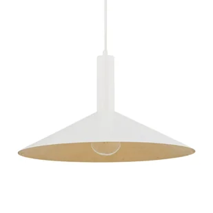 Zawieszana lampa Capri 41014 Sigma do salonu plate biała złota - Lampy sufitowe - miniaturka - grafika 1