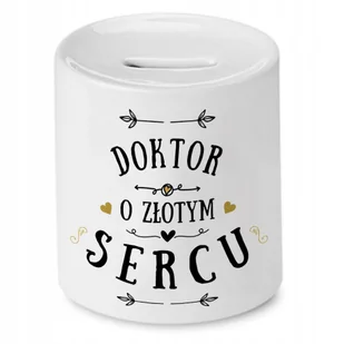 Dla Doktora Skarbonka na Urodziny Prezent z Nadrukiem ze Zdjęciem - Skarbonki - miniaturka - grafika 1