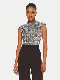 BARDOT Body 59669TB Srebrny Slim Fit - Body - miniaturka - grafika 1