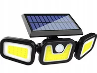 Lampy ogrodowe - LAMPA SOLARNA LED LATARNIA ULICZNA Z CZUJNIKIEM RUCHU ZMIERZCHU - miniaturka - grafika 1