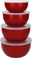 Inne artykuły do sprzątania - KitchenAid KitchenAid zestaw misek z pokrywkami 4 szt Empire - miniaturka - grafika 1