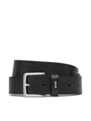 Paski - BOSS Pasek Męski 50548370 Czarny - miniaturka - grafika 1