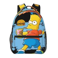 Torby na laptopy - Plecak YL229 Plecak na laptopa Simpsons Podróżny plecak turystyczny Moda Casual Tornister Torba na książki Drukowana torba na ramię dla dorosłych d... - miniaturka - grafika 1