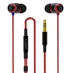 SoundMagic E10 Czarno-czerwone - Słuchawki - miniaturka - grafika 1