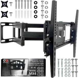 MOCNY NIEZAWODNY ŚCIENNY UCHWYT DO TELEWIZORA TV 26-65 CALI VESA - Inne akcesoria audio-wideo - miniaturka - grafika 1