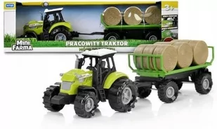Mini farma Traktor z przyczepą - Samochody i pojazdy dla dzieci - miniaturka - grafika 3