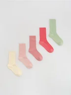 Moda i Uroda OUTLET - Reserved - 5 pack skarpet - beżowy - miniaturka - grafika 1