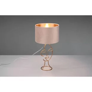 Trio Rl Mary R51221044 lampa stołowa lampka 1x60W E27 beżowa/złota - Lampy stojące - miniaturka - grafika 2