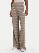 Spodnie sportowe damskie - Guess Spodnie dresowe V5BB15 K1990 Brązowy Relaxed Fit - miniaturka - grafika 1