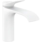 Baterie umywalkowe - Hansgrohe 75022700 Vivenis Jednouchwytowa bateria umywalkowa 110 bez kompletu odp$380ywowego bia$381y matowy - miniaturka - grafika 1