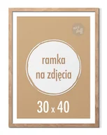 Ramki na zdjęcia - Ramka na zdjęcia 30x40 cm Ramki foto 40x30 brązowa - miniaturka - grafika 1