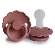 Smoczki uspokajające - FRIGG smoczek 0-6m. Daisy silikon Blush powder - miniaturka - grafika 1