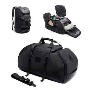 TORBA SPORTOWA treningowa z funkcją PLECAKA 2w1 z przegrodą na buty – 40L - Torby sportowe - miniaturka - grafika 1