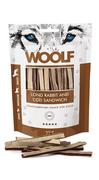 Przysmaki dla psów - Woolf Woolf Long Rabbit and Cod Sandwich Przysmak dla Psa 10g - miniaturka - grafika 1