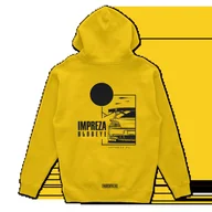 Odzież do sportów motorowych - Bluza z kapturem Subaru Impreza Blobeye żółta-L - miniaturka - grafika 1