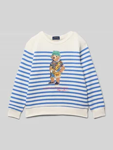 Bluza z prążkowanymi wykończeniami - Swetry dla chłopców - miniaturka - grafika 1