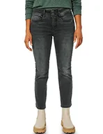 Spodnie damskie - Street One Damskie spodnie jeansowe Bootcut, Dark Grey Wash, 33W / 28L - miniaturka - grafika 1