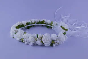 wianek komunijny 47 - Ozdoby do włosów - miniaturka - grafika 1