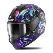 Kaski motocyklowe - Kask Integralny Shark Ridill 2 Raging Beast Matowy Niebieski/AntracytowyXS - miniaturka - grafika 1