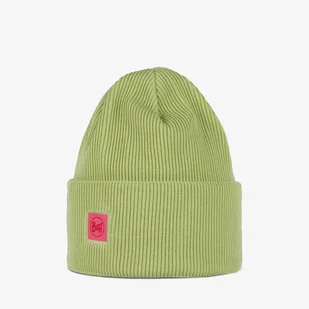 Czapka Buff Crossknit Beanie sheen yellow - ONE SIZE - Czapki męskie - miniaturka - grafika 1