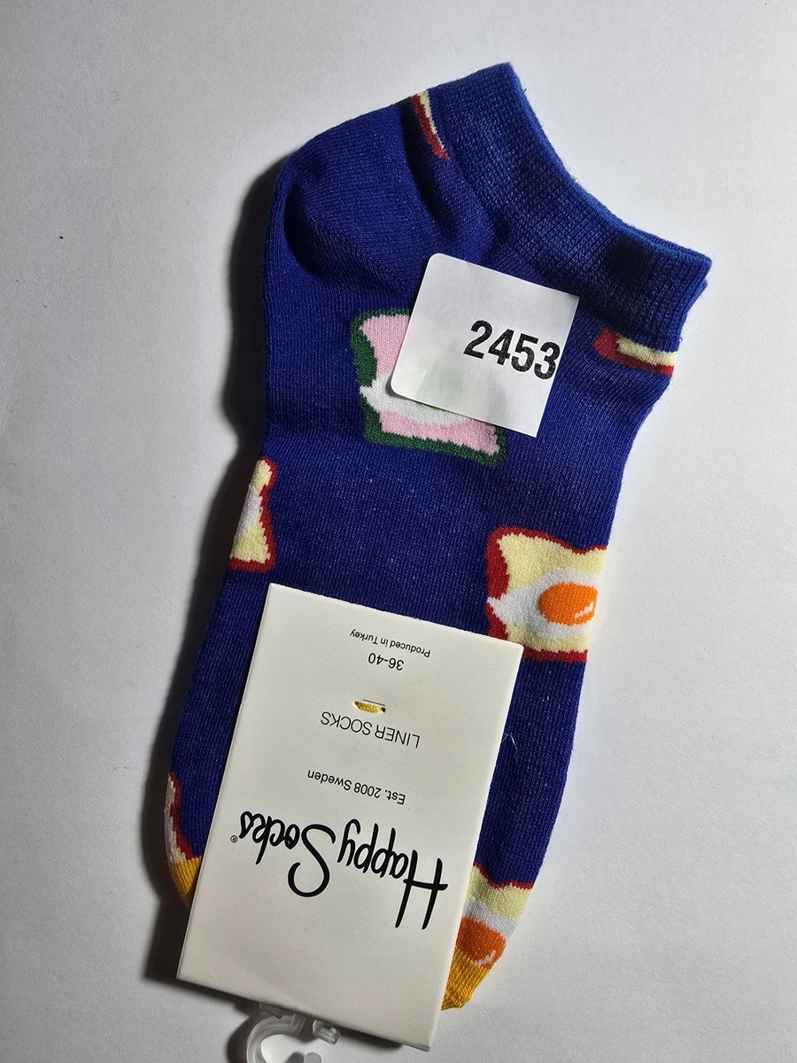 Kolorowe skarpety Happy Socks stopki unisex rozmiar 36-40 (2453)