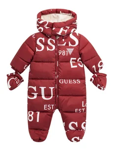 Guess Kombinezon zimowy H5BW00 WCFM0 Czerwony Regular Fit - Kombinezony dla dzieci - miniaturka - grafika 1