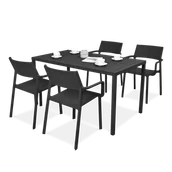 Meble ogrodowe - Nardi TRILL/CUBE 140 4+1 Antracite - miniaturka - grafika 1