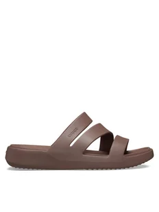 Crocs Klapki Getaway Strappy 209587 Brązowy - Klapki i japonki damskie - miniaturka - grafika 1