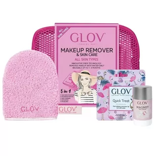 GLOV GLOV Travel Set Zestaw Produktów Glov Różowy GLOV-1806 - Pędzle do makijażu - miniaturka - grafika 1