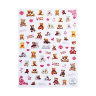 Ozdoby do paznokci - Naklejka Samoprzylepna Walentynki Serca CA-109 - miniaturka - grafika 1