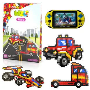 Klocki Meli Minis Car 1000 Puzzle Wafle Konstrukcyjne 3w1 F1 + Prezent - Klocki - miniaturka - grafika 1
