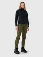 Buty trekkingowe damskie - 4F Wysokie buty trekkingowe SPEED HIKER z membraną damskie - czarne 37 - miniaturka - grafika 1