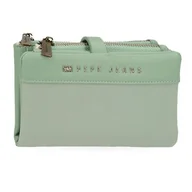 Portfele - Pepe Jeans Morgan portfel z portmonetką, zielony, 14,5 x 9 x 2 cm, poliester, z detalami ze sztucznej skóry firmy Joumma Bags, zielony, Talla única, portfel z portfelem, zielony, Einheitsgröße, - miniaturka - grafika 1