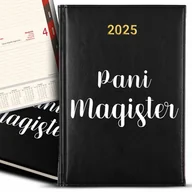 Notesy i bloczki - KALENDARZ A5 2025 Na Prezent Dla Kobiety Dziewczyny PANI MAGISTER Wzory - miniaturka - grafika 1