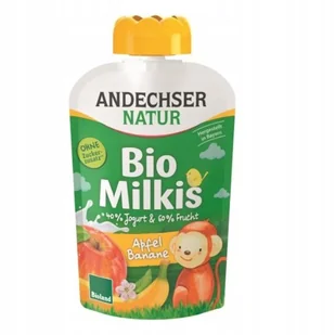 Deser jogurtowy jabłko-banan BIO 100g Andechser - Desery dla dzieci - miniaturka - grafika 1