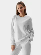 Bluzy damskie - 4F Bluza 4FWSS24TSWSF0954 Szary Regular Fit - miniaturka - grafika 1