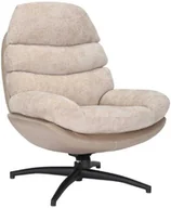 Fotele - Fotel tapicerowany GISELLE beżowy - miniaturka - grafika 1