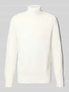 Golf o kroju regular fit z czystej bawełny - Swetry męskie - miniaturka - grafika 1