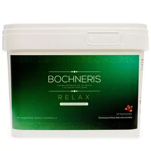 SÓL BOCHEŃSKA Bochneris Relax Jodowo-Bromowa Sól Do Kąpieli 15000g - Witaminy i minerały dla sportowców - miniaturka - grafika 1