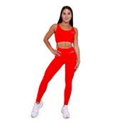 Spodnie sportowe damskie - Legginsy damskie GymBeam Women‘s BEAT Leggings Tangerine L - miniaturka - grafika 1