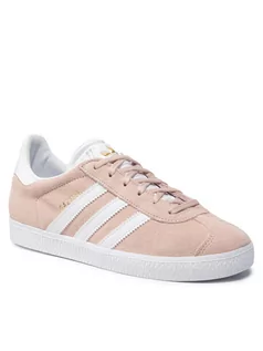 Buty dla dziewczynek - Adidas Buty Gazelle J H01512 Beżowy - grafika 1