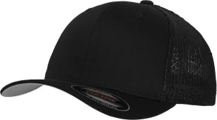 Czapka BRANDIT Flexfit Mesh Trucker Black - Odzież taktyczna i umundurowanie - miniaturka - grafika 1