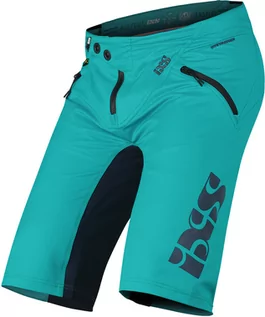 Spodnie rowerowe - IXS Trigger Spodnie krótkie Mężczyźni, turkusowy/szary XL 2022 Spodnie z lycry - grafika 1