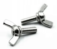 Śruby i nakrętki - M6x10 ŚRUBA MOTYLKOWA NIERDZEWNA A2 316 (1) - miniaturka - grafika 1