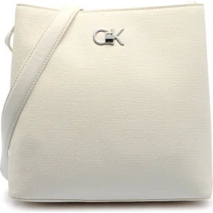 Calvin Klein Torebka na ramię BUCKET TEX - Torebki damskie - miniaturka - grafika 1